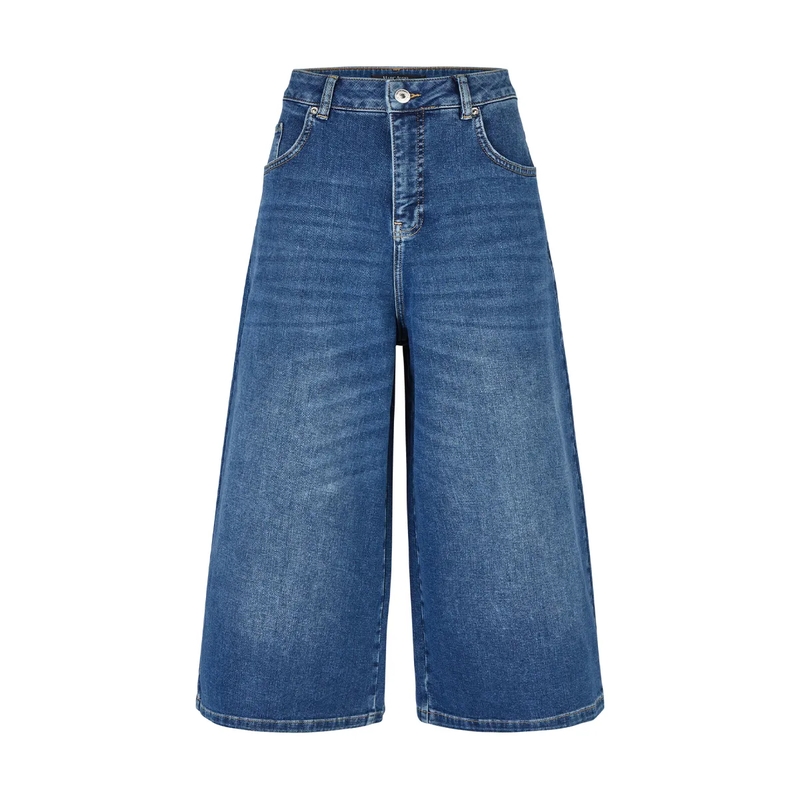 Marc Aurel Ausgestellte Jeans Jeans im Culotte-Stil blau