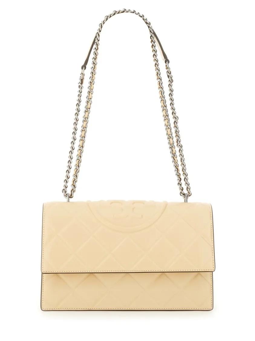 TORY BURCH Hobo bags "Fleming" Bag in beige