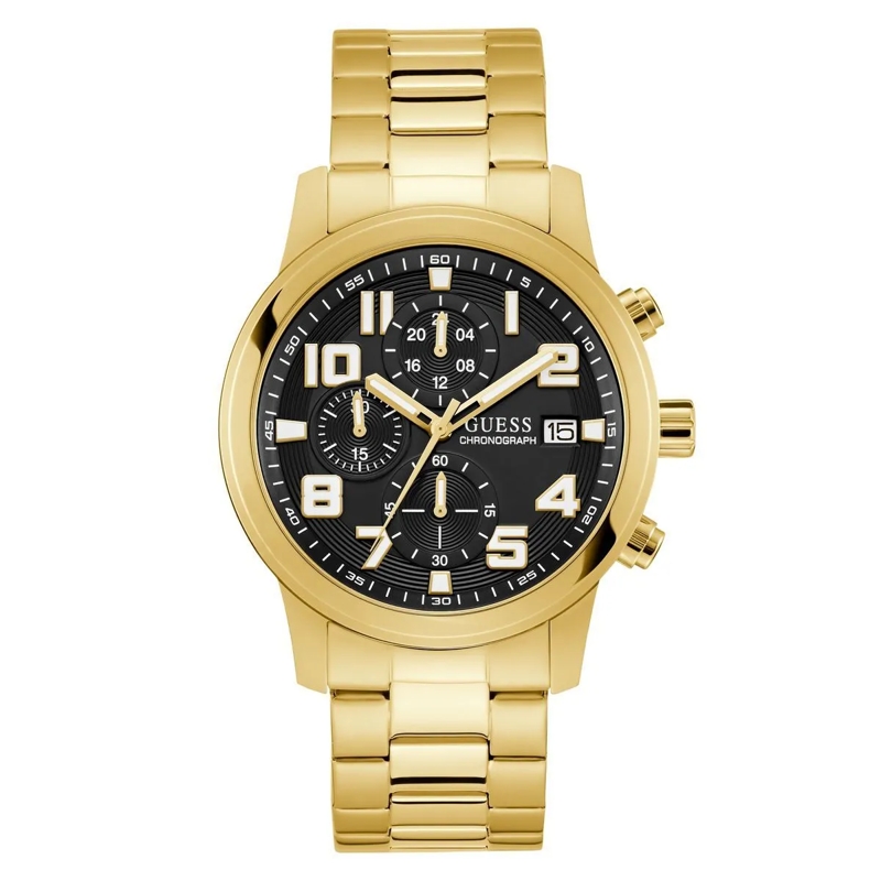 Guess Quarzuhr Quarz-Chronographenuhr Atticus gold