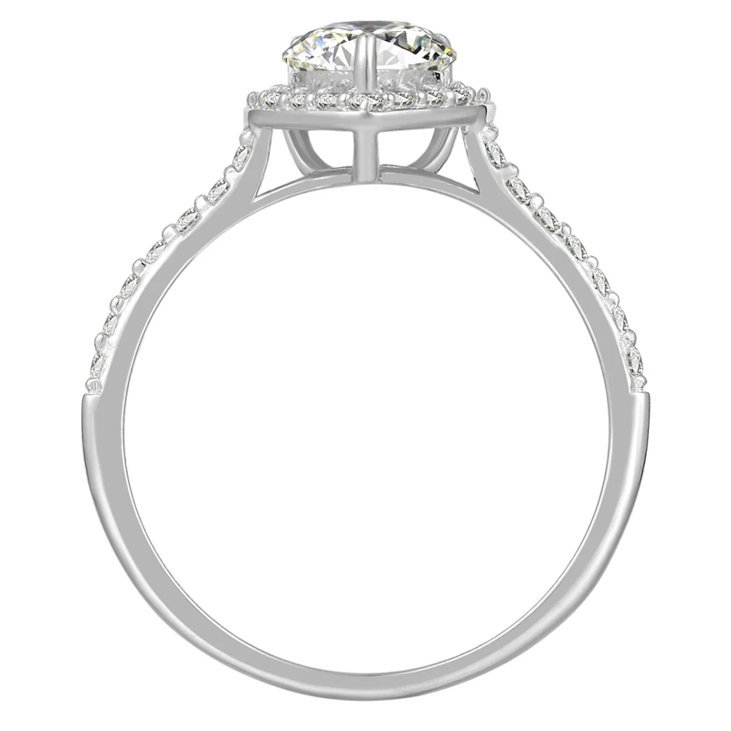 Trilani Ring Sterling Silber Ring Zirkonia silber(Image 3)