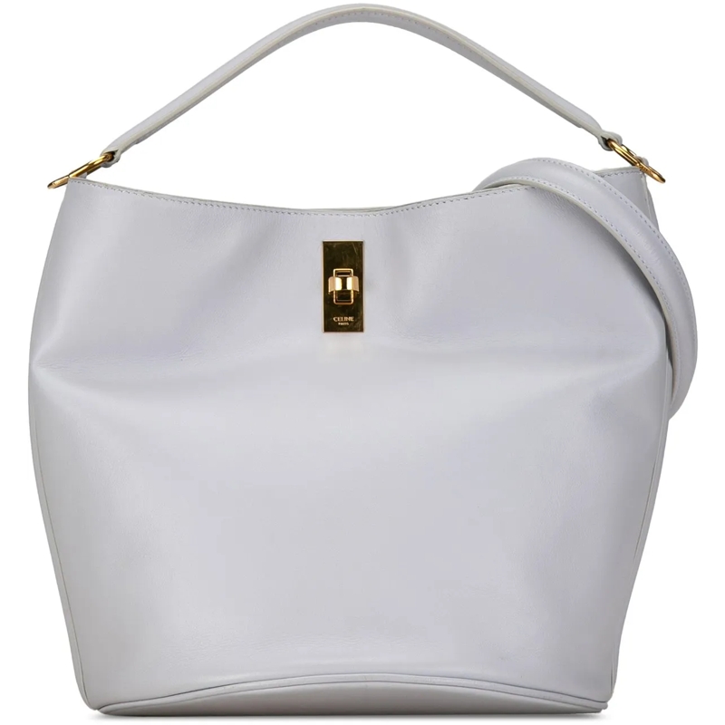 Celine Schultertasche Teen Bucket 16 blau