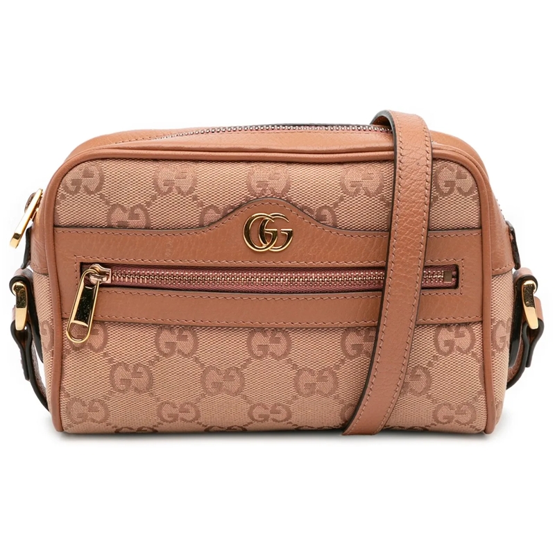 Gucci Sac à bandoulière Mini GG Canvas Ophidia Crossbody rose