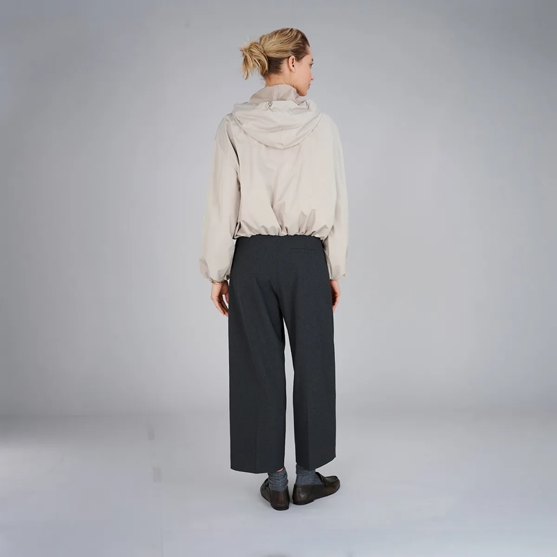 True Religion Übergangsjacke - Lange Ärmel- Oversize-Schnitt- Balloon-Ärmel- beige(Image 4)