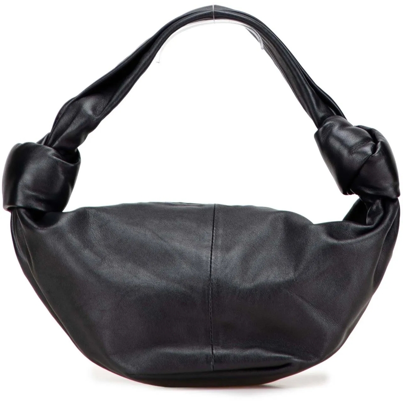 Bottega Veneta Tote Mini Calfskin Double Knot Bag schwarz