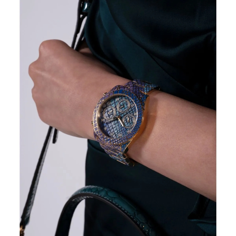 Guess Quarzuhr Quarz-Analoguhr Serpentina transparent(Image 5)