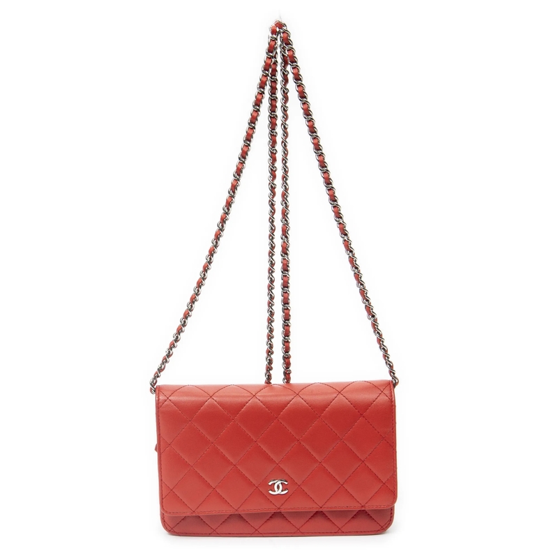 Chanel Crossbody Bag Classic Wallet On Chain rot