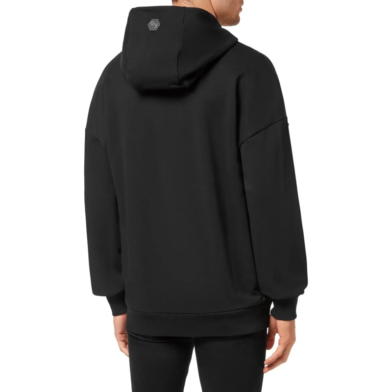 Philipp Plein Sweatshirt Hoodie Mit Schmucksteinen schwarz(Image 5)