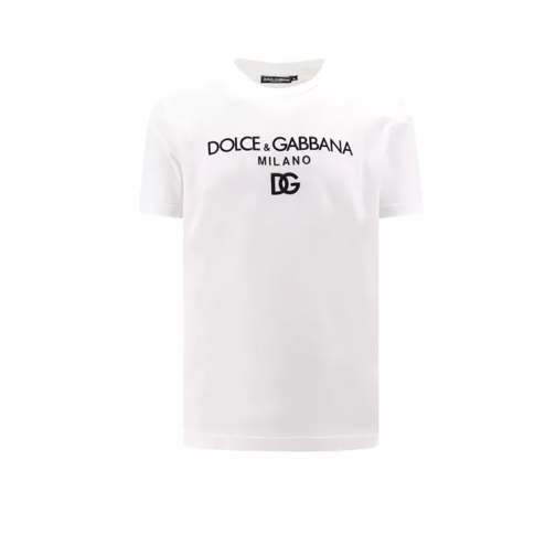 Dolce&Gabbana White Cotton T-Shirt White 