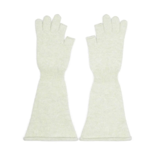 Rick Owens Handschuh Pale Green Alpaca Gloves Green