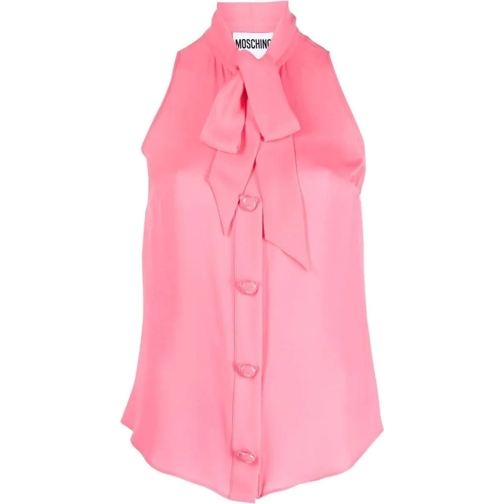 Moschino T-Shirts camicia pink rose