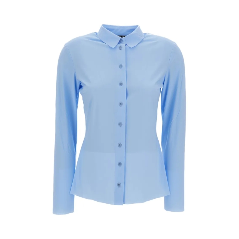 Irie' Chemise Clear Blue Button-Down Shirt With Classic Collar Blue