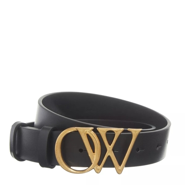 Off White Ow Initials Belt 30 Black No Color Ceinture en cuir