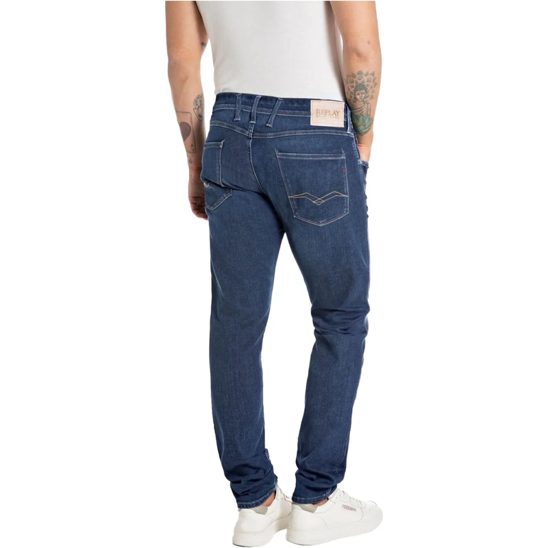 REPLAY Jeans à jambe droite Replay  Jeans Blauw M914y 573 840 blau(Image 4)