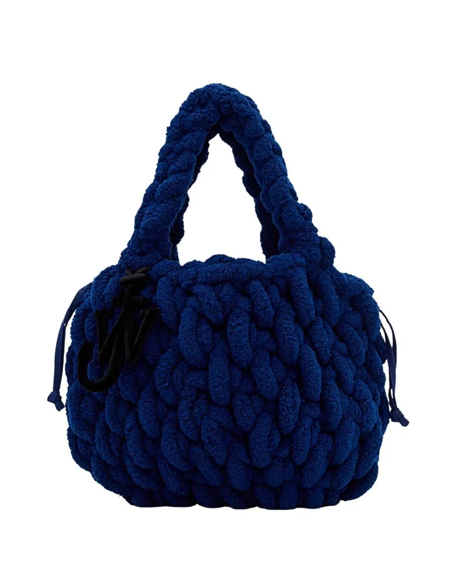 J.W.Anderson Totes - Small Blanket Shopper Crochet Bag - Gr. unisize - in Blau - für Damen