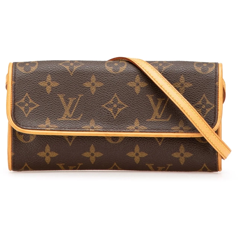 Louis Vuitton Sac à bandoulière Monogram Pochette Twin PM braun