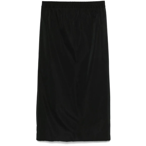 CARVEN Mini-Röcke Black Satin Skirt Black