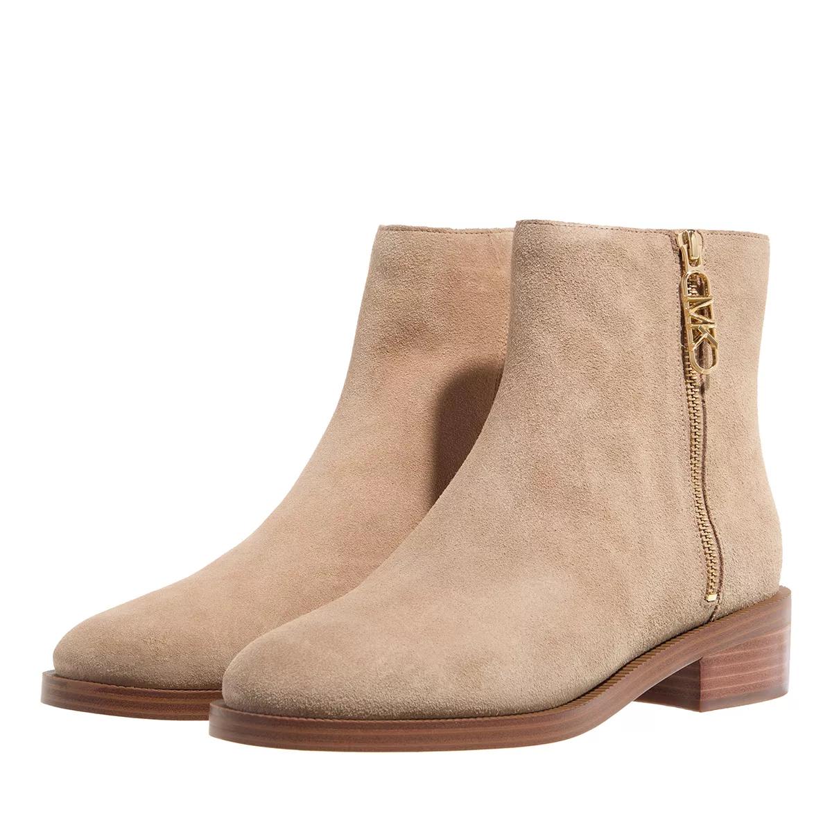 Michael Kors Boots & Stiefeletten - Regan Flat Bootie - Gr. 39 (EU) - in Beige - für Damen