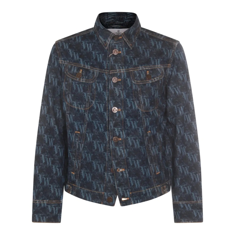 Vivienne Westwood Spijkerjasje Blue Cotton Denim Jacket Blue