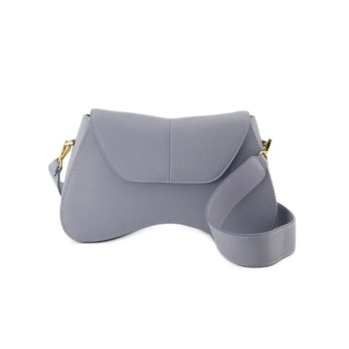 Elleme Space Hobo Bag  - Grey/Blue - Leather Grey Borsa a tracolla