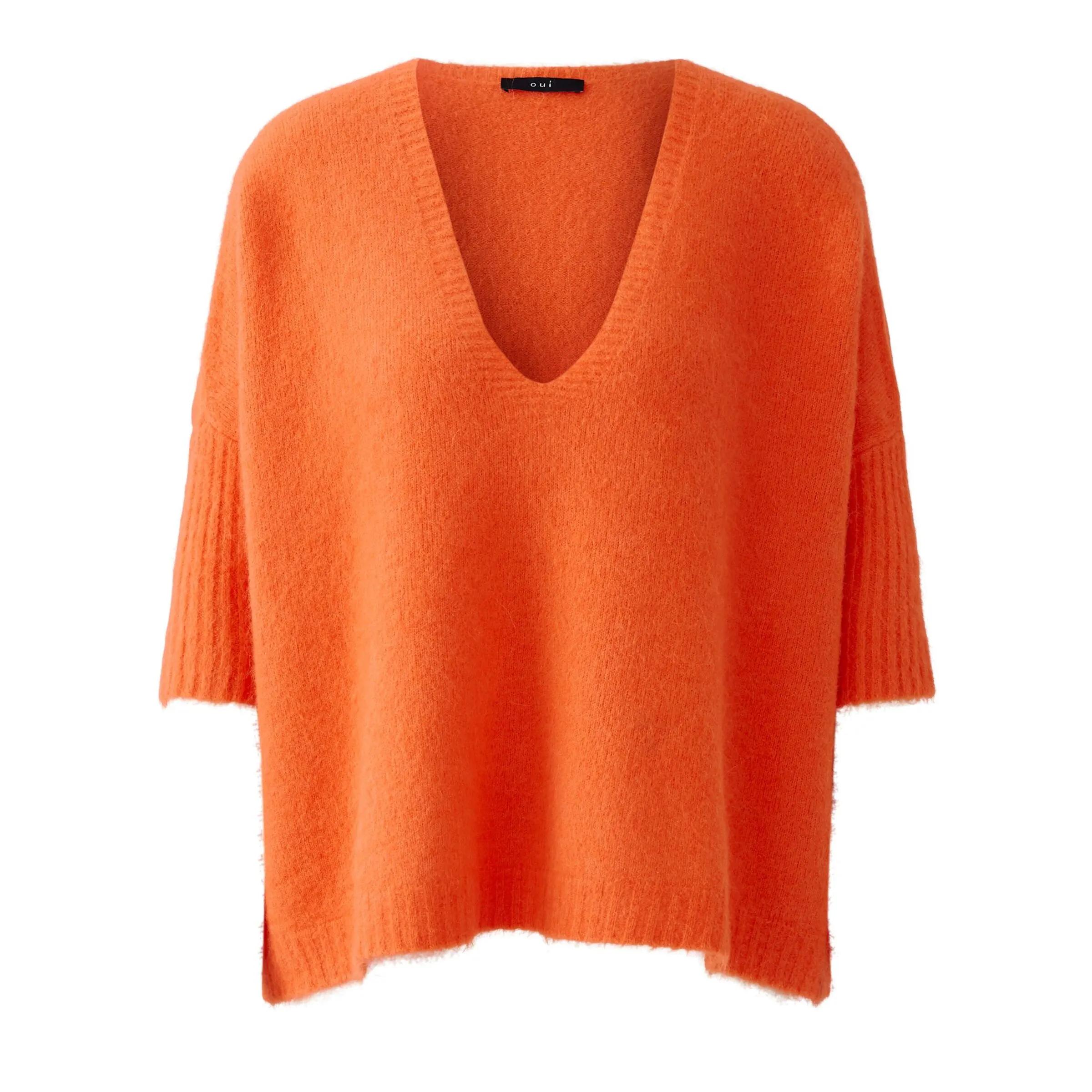 Thumbnail - Oui - Pullover - Größe 36 DAMEN - orange