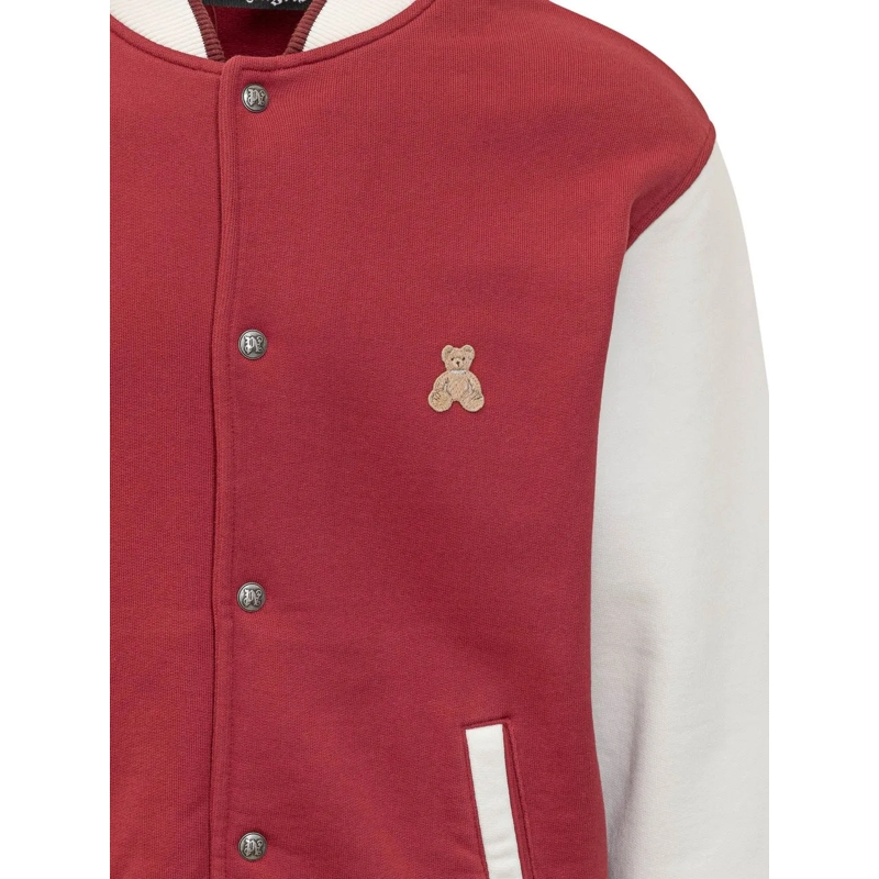 Palm Angels Blouson aviateur Giubbino Bear In Mind rot(Image 4)