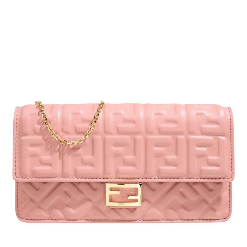 Fendi Baguette Bag Wallet On Chain Baguette Macaron