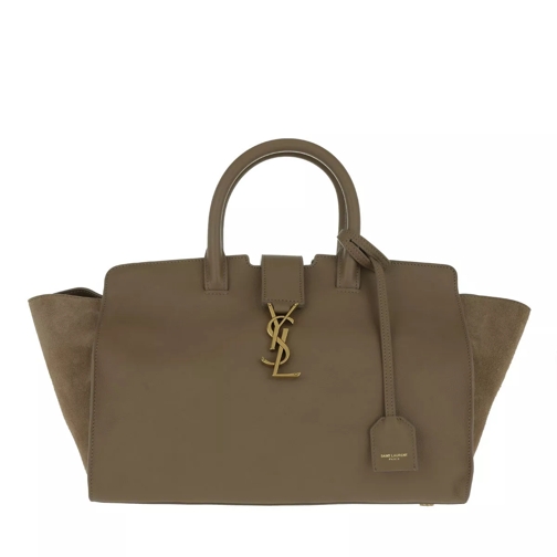 Saint Laurent Small Monogramme Cabas Tote Taupe Draagtas