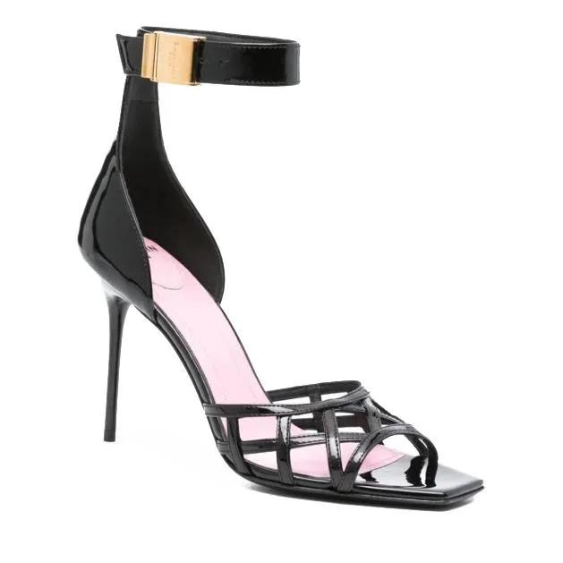 Thumbnail - Balmain Hohe Schuhe - Uma Patent Leather Pumps - Gr. 38 (EU) - in Schwarz - für Damen