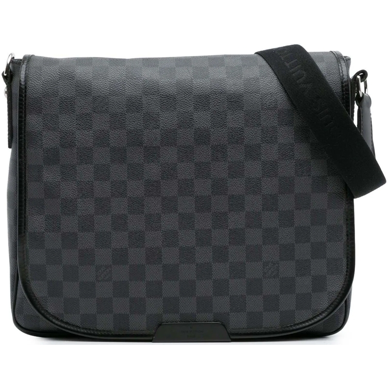Louis Vuitton Schultertasche Damier Graphite Daniel MM schwarz