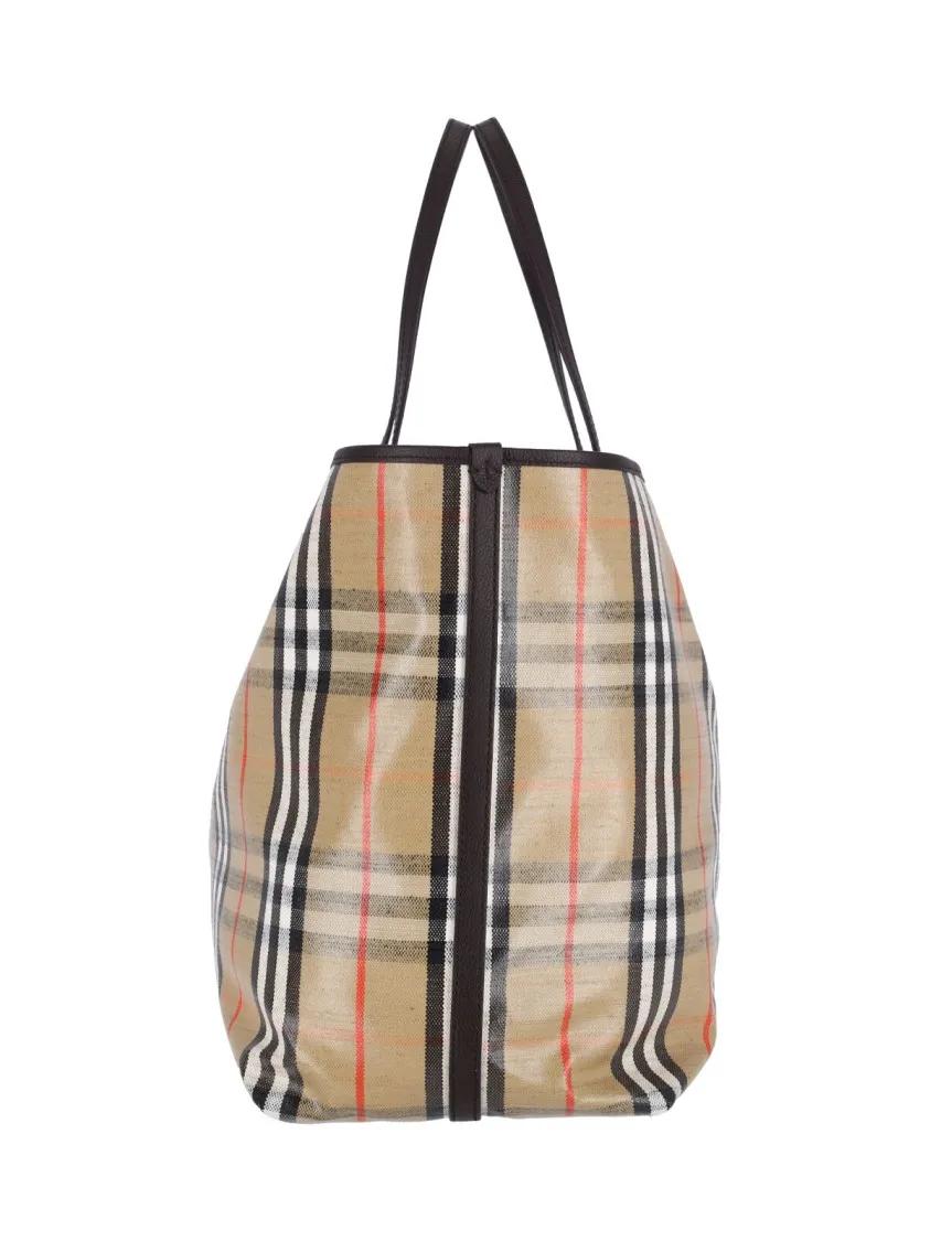 Burberry Shoppers & Totes "Highlands" Large Tote Bag Beige in beige