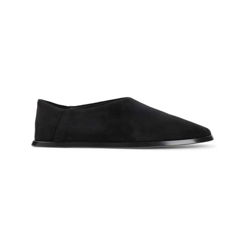 FEAR OF GOD Low-Top-Sneaker Black Suede Slip-On Sneakers Black