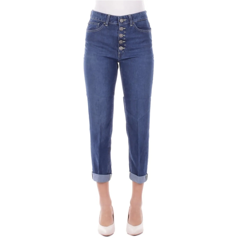 Dondup Jeans mit geradem Bein Jeans Denim Blu blau