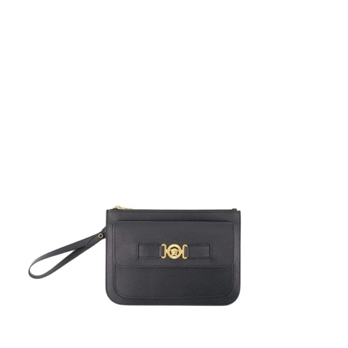 Versace Small Medusa Biggie Clutch - Leather - Black Black Sac à bandoulière