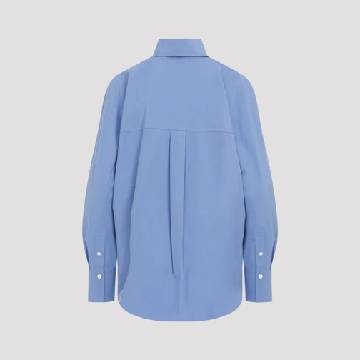 TOTEME Kimono Sleeve Shirt Blue Skjortor