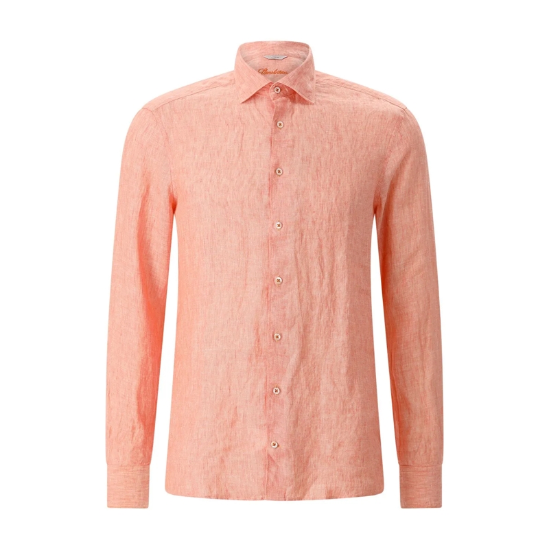 STENSTRÖMS Hemd Slimline Leinenhemd orange(Image 12)