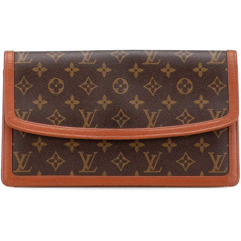 Louis Vuitton Pochette Monogram Pochette Dame GM braun