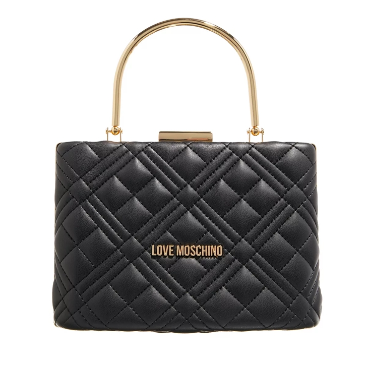 Love moschino quilted nappa discount chain crossbody bag nero