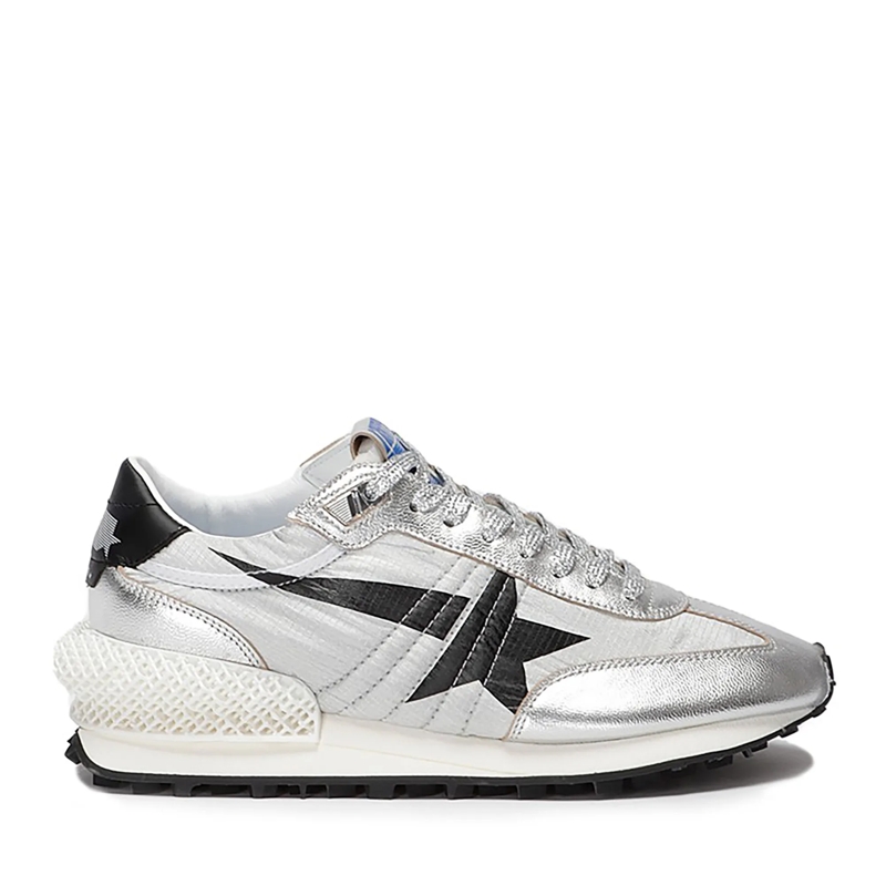 Golden Goose Low-Top-Sneaker baskets running marathon grau