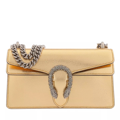 Gucci Dionysus Small Shoulder Bag Leather Gold/Black Crossbody Bag
