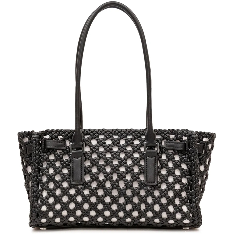 MICHAEL Michael Kors Shopper Borsa Tote Intrecciata con Doppi Manici schwarz(Image 3)
