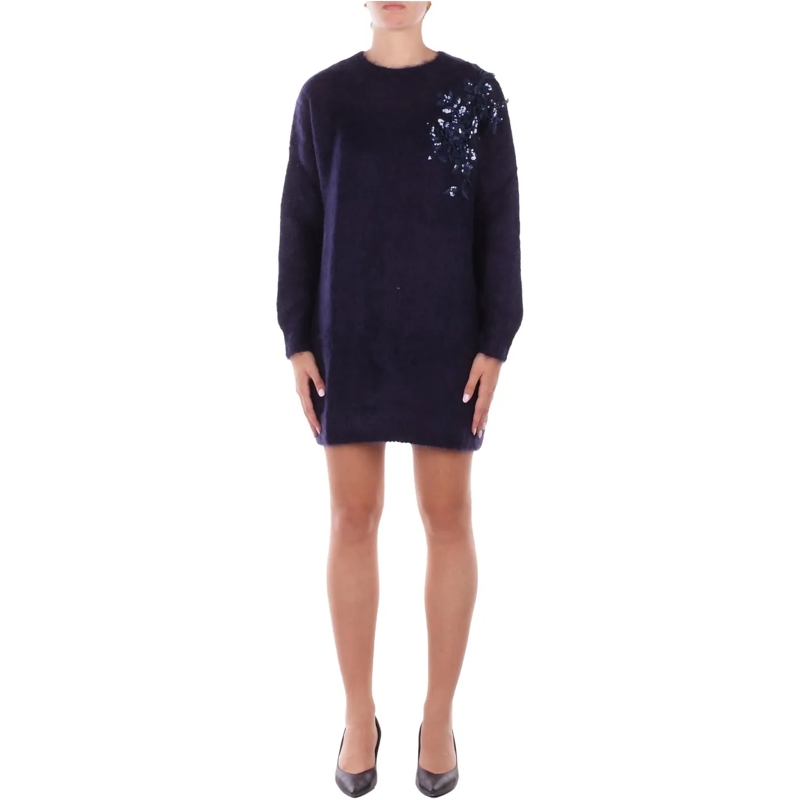 Blugirl Midikleid Dresses Deep Blu blau