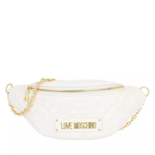 Love Moschino Borsa Quilted  Pu  Bianco Cartable