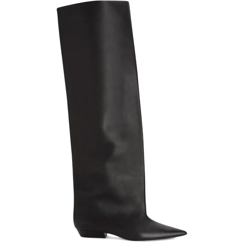 Jil Sander Sneaker basse High Boot Black schwarz
