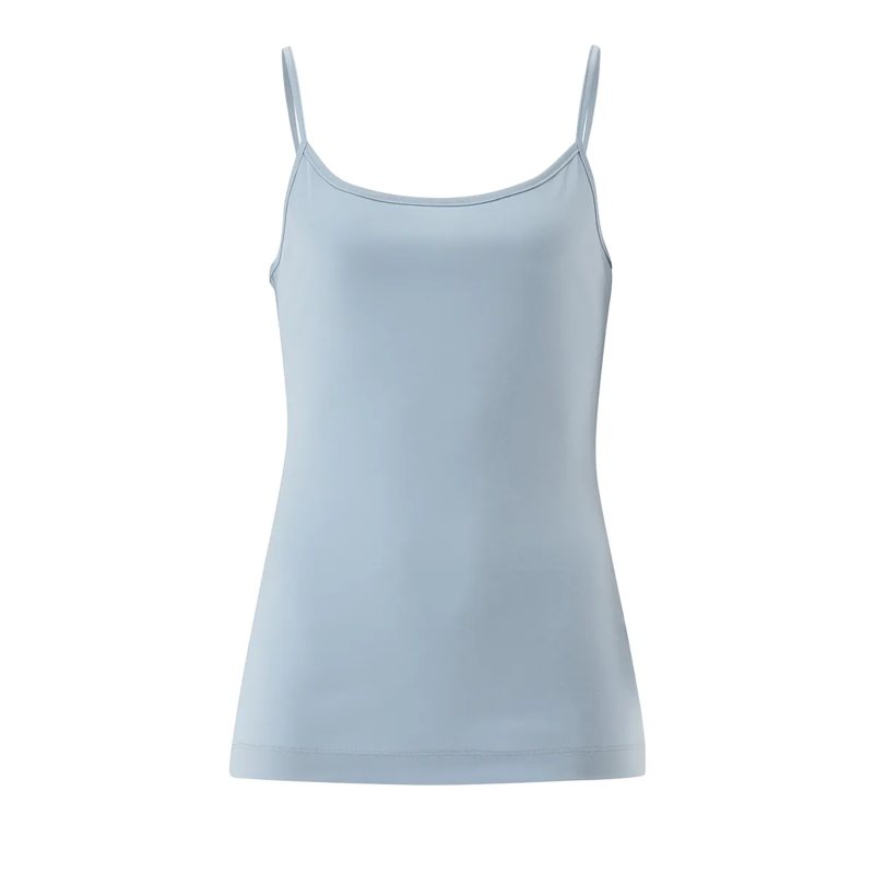 VAN LAACK Bluse T-Shirt Slim Fit Uni blau