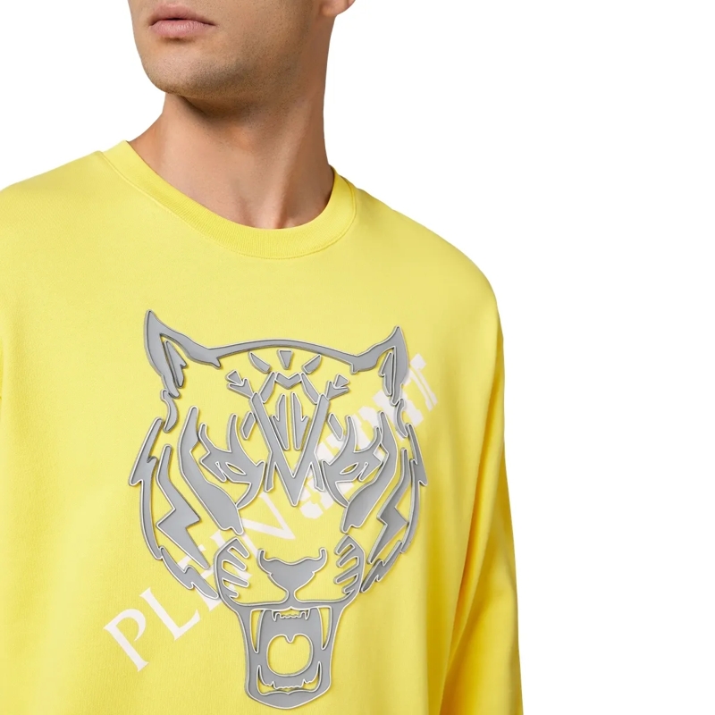Plein Sport Top Sweatshirt Tiger gelb(Image 5)