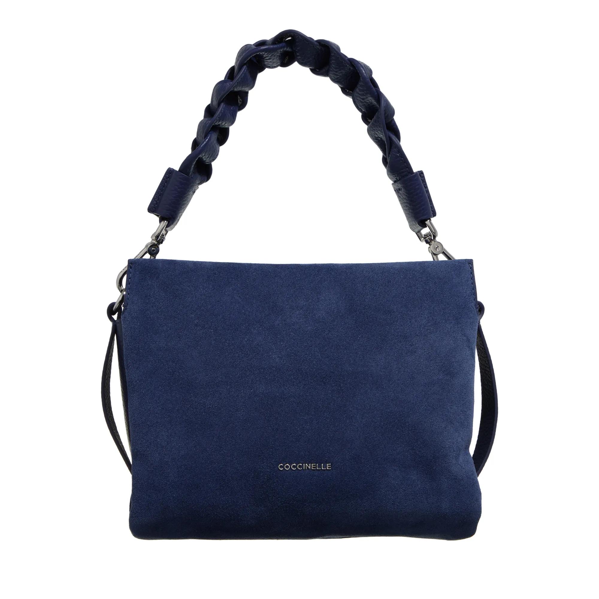 Coccinelle Hobo Bag - Boheme Suede Bimaterial - Gr. unisize - in Blau - für Damen