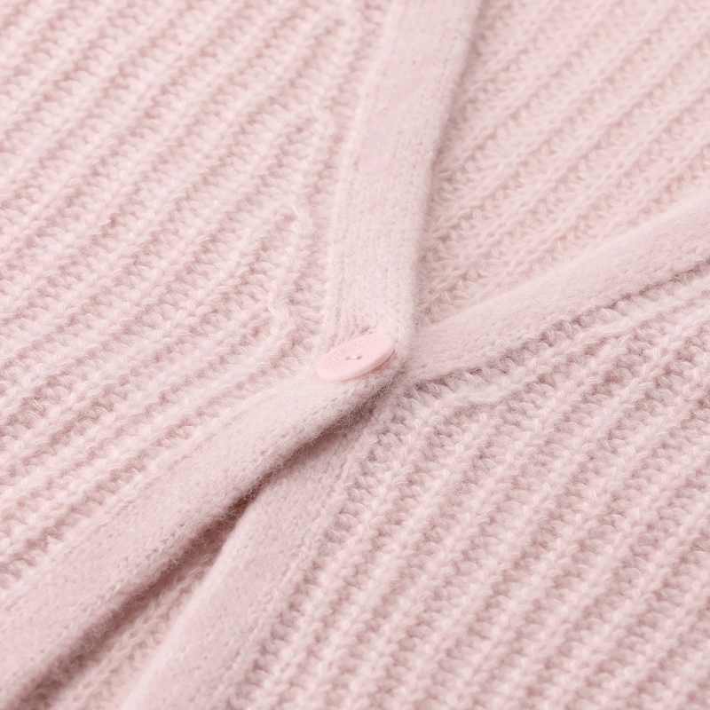 Hemisphere Strickjacke Cardigan aus Kaschmir & Baumwolle pink(Image 4)