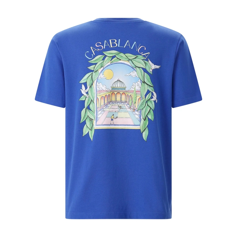 Casablanca T-shirt T-Shirt mit Print blau(Image 3)