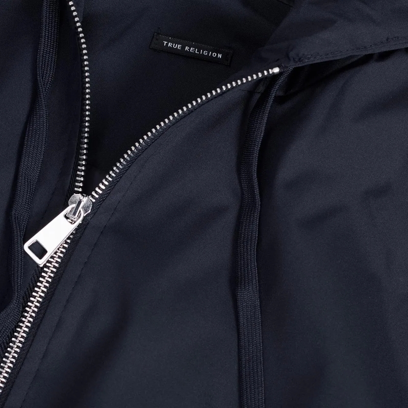 True Religion Übergangsjacke - Lange Ärmel- Oversize-Schnitt- Balloon-Ärmel- blau(Image 5)