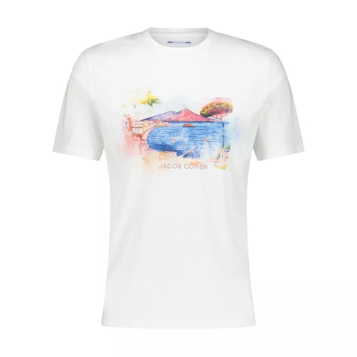 Jacob Cohen T-Shirt mit Print 48104288256346 Weiß 